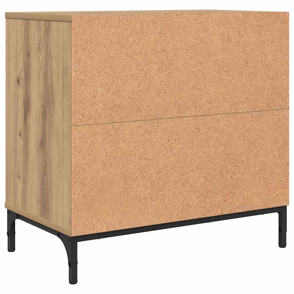 Bedside Table Artisan oak 63.5 x 36 x 61 cm Engineered wood